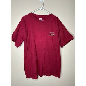 St. Thomas U.S. VI Men’s XXL Supreme Tees Red Striped Embroidered Tee